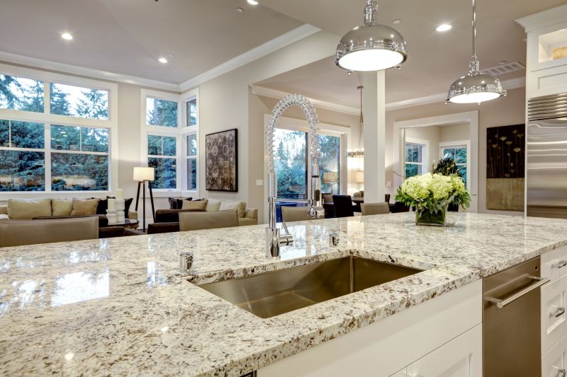 Kitchen with Granite Countertops